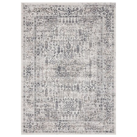Manmade Austin Nixon Grey Accent Rectangle Rug 1 ft. 11 in. x 3 ft. MA3090261
